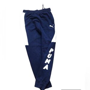 PUMA navy size large sweatpants  track pants